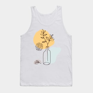 Abstract flower vase Tank Top